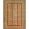 thumbnail image 1 of Ahgly Company Indoor Rectangle Abstract Metallic Gold Abstract Area Rugs, 2' x 5', 1 of 6