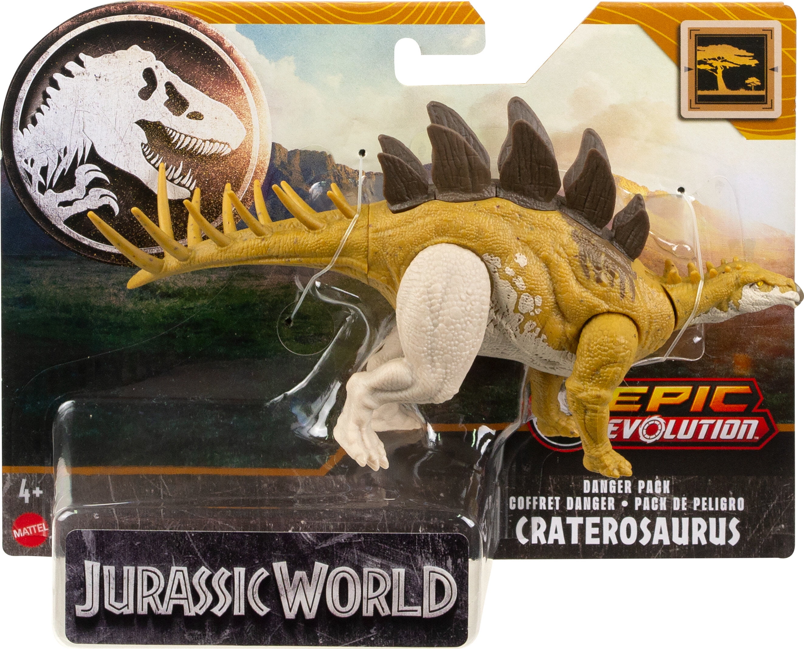 Jurassic World Dinosaur Danger Pack Craterosaurus Action Figure Toy