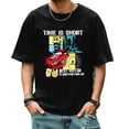 thumbnail image 2 of Men's T Shirt Retro Style Pattern Shirt Summer New Trend Sweatshirt M, 2 of 4