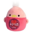 thumbnail image 2 of Aurora - Mini Pink Lenticular - 3.5" Love Bird - Enchanting Stuffed Animal, 2 of 5