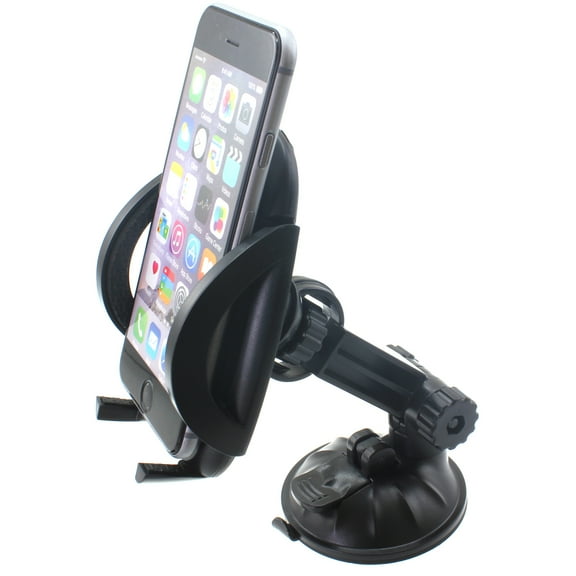 Car Mount Dash for Samsung Galaxy S23/FE/Plus/Ultra/S24/FE/Plus/Ultra - Windshield Holder Cradle Swivel Dock Suction