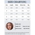 thumbnail image 6 of DARING DIVA Women's A Line Back Waist Knee Length Jean Skirts Small Light Blue, 6 of 7