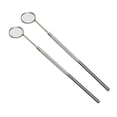 thumbnail image 1 of MasteelfCA 2 Pcs Miroir de Cils en Acier Inoxydable Inspection Professionnelle de Maquillage Miroir Dentaire pour Femmes, 1 of 8