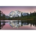 thumbnail image 3 of Audit, Lisa 24x17 Black Modern Framed Museum Art Print Titled - Mount Shukan Reflection II, 3 of 5