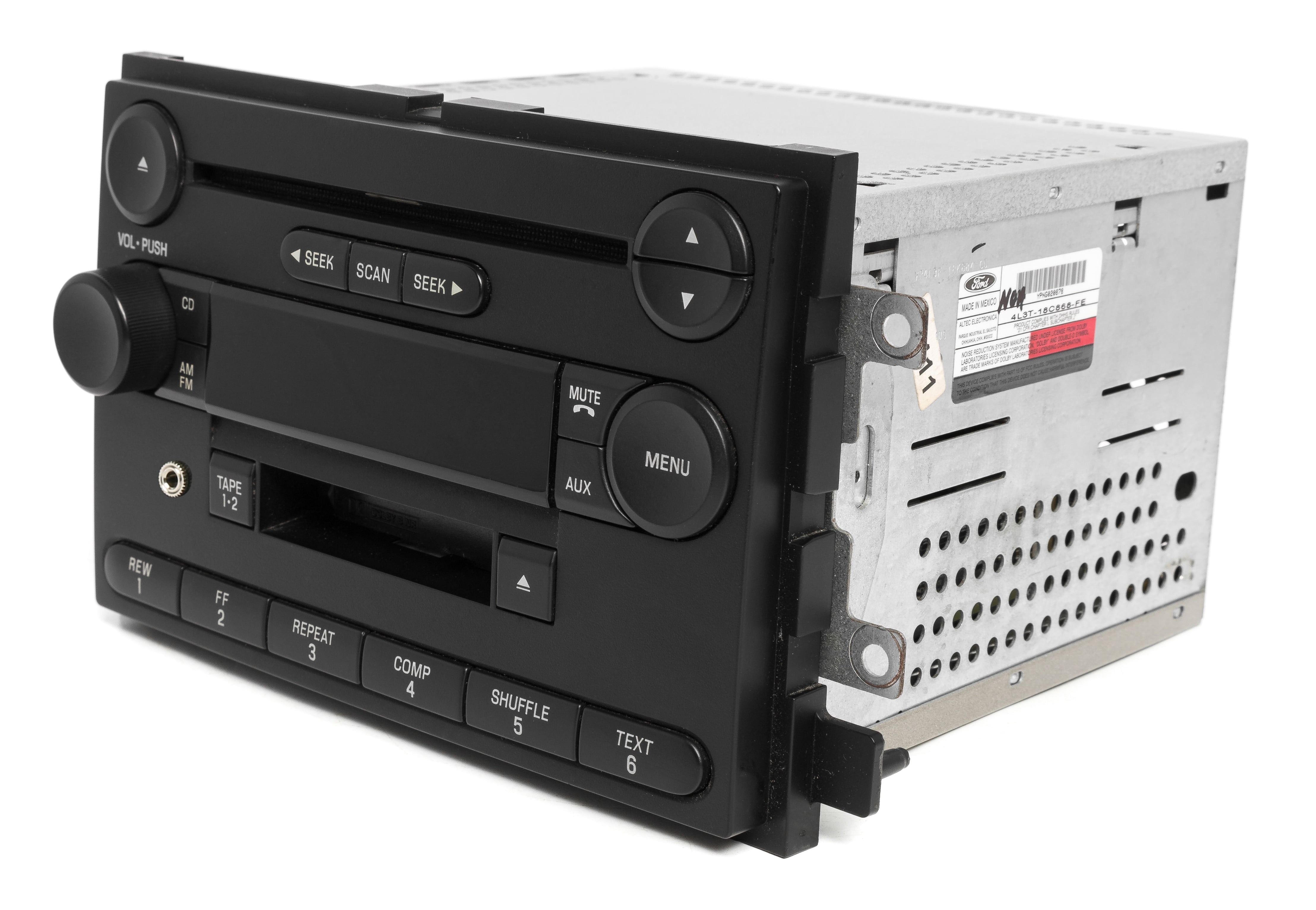 Restored 2004 Ford F-150 OEM Original AM FM Cassette CD Radio w Aux Input 4L3T-18C868-FE (Refurbished)