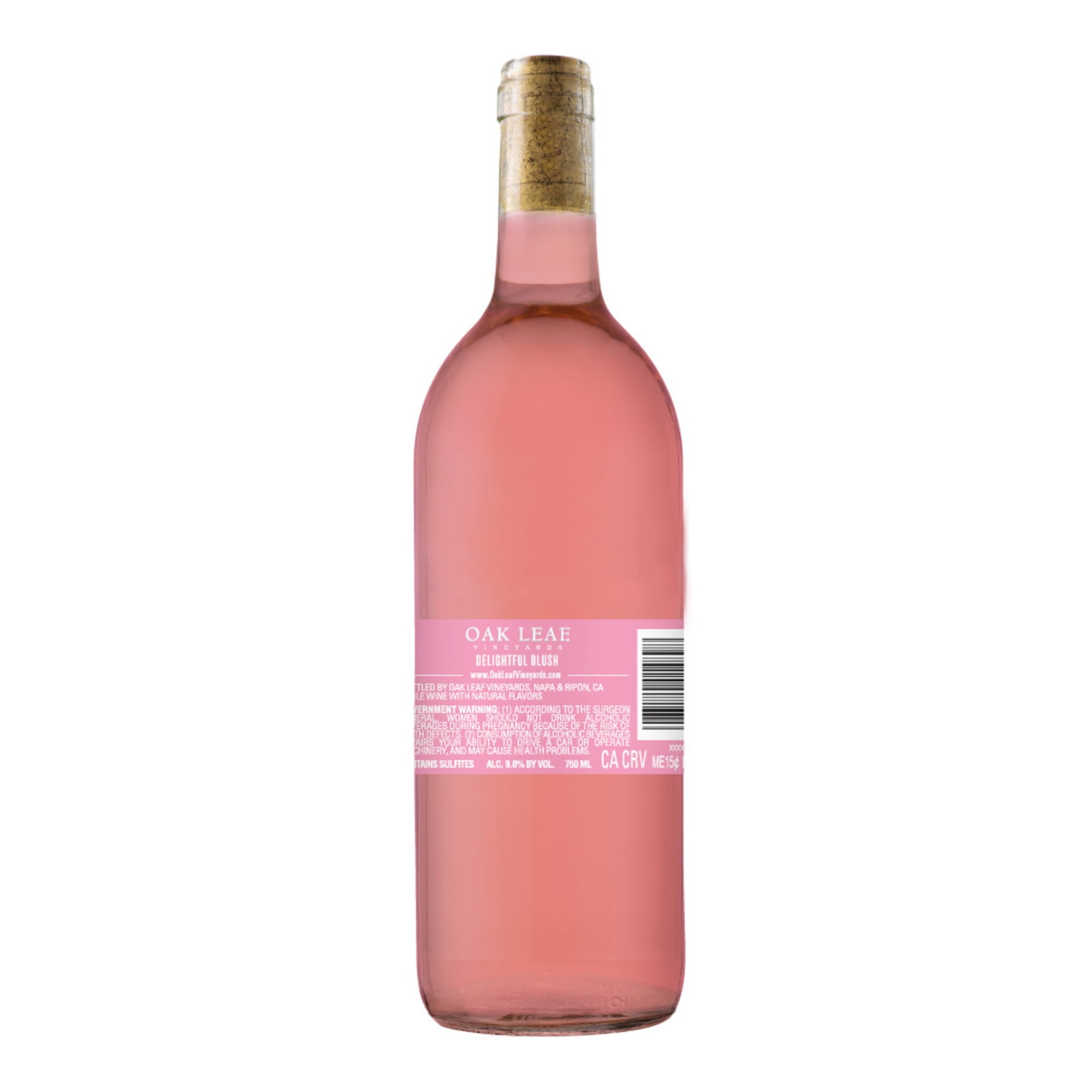 Oak Leaf Vineyards Delightful Blush Flavored Wine, 750 ml Bottle
