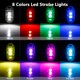 thumbnail image 4 of Luces estroboscópicas inalámbricas LECART LED magnéticas, 8 colores, 4 unidades, 4 of 8