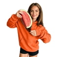 thumbnail image 2 of Womens Hoodie Long Sleeve Drawstring Pullover Sweatshirt with Large Front Pocket Spring Casual Sweatshirts, 2 of 7