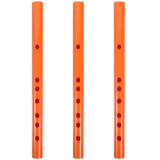3 piezas de flauta dulce para niños, instrumento musical para principiantes, flauta dulce de 6 agujeros