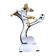 thumbnail image 4 of Baoblaze Soccer Player Sculpture Creative Home Decor for Entrance Living Room Cabinet 12.5cmx5cmx17.5cm, 4 of 8