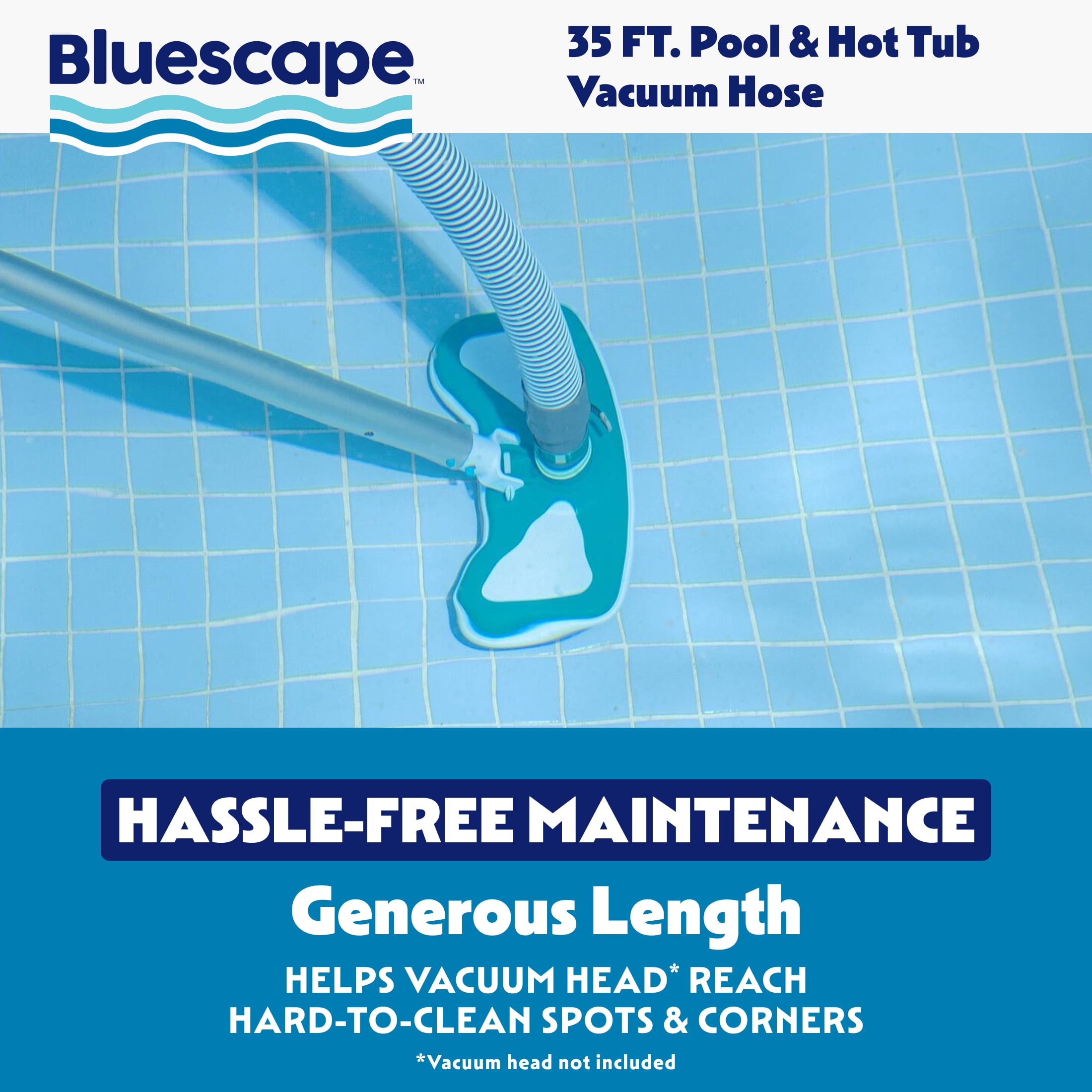 Bluescape 35' Pool & Hot Tub Cleaning Hose