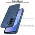 thumbnail image 3 of Ebizware for Samsung Galaxy A17 5G Case Shockproof Magnetic Protective Cell Phone Case for Galaxy A17 5G, Compatible with MagSafe Military Grade Drop Protection Rugged Slim TPU Cover - Blue, 3 of 11