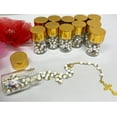 12 Baptism Favor Holy Communion Rosary in Glass Bottle Jar Recuerdos De
