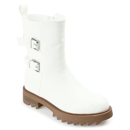 

Journee Collection Womens Yasmine Almond Toe Block Heel High Ankle Booties