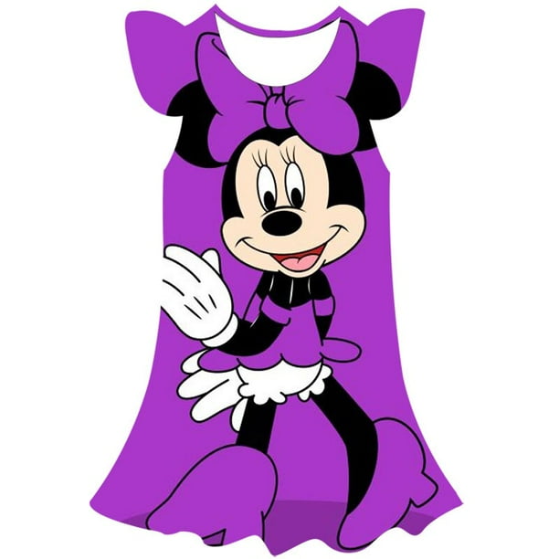 Disney Robe de Chambre Enfant - Peignoir Polaire - Mickey Minnie