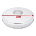 thumbnail image 4 of Altavoz Bluetooth de 33CM blanco + luz RGB luz de techo LED inteligente lámpara moderna regulable 186-268V, 4 of 9