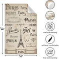 thumbnail image 3 of Kitchen Dish Towels, Paris Kitchen Towels Set of 4 Super Soft Absorbent Dish Towels Set Microfiber Polyester Kitchen Dish Cloths Decorative Tea Towels, 28x18 Inch Washcloth Gift, 3 of 7