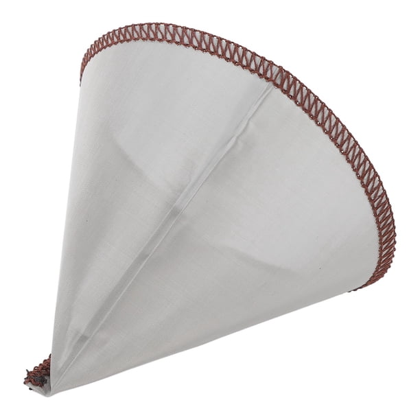 Filtro De Café De Cono Reutilizable, Filtro De Café Reutilizable En Forma De Cono Filtrado Fino Filtro De Café De Malla Sin Papel De Acero Inoxidable 304 Filtro De Café De