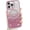 Pink, variant on Compatible with iPhone 13 6.1 Inch Case Support for MagSafe, Plating Diamond Glitter Magnetic Case 2* Screen Protector Camera Protection Back Cover for iPhone 13 Case -Black