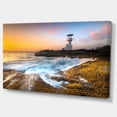 thumbnail image 2 of Lighthouse on Beautiful Seashore - Seashore Wall Art on Canvas, 2 of 3