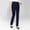 Navy Blue, variant on Daolelai Women's Straight-Leg High-Waisted Jeans Loose Black Suit Pants Work Pants