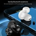 Kabnic Wireless Ear Clip Bone Conduction Earbuds Gas Conduction Earphones Wireless EarClip