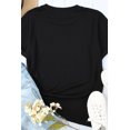 thumbnail image 1 of POGLIP T-shirt Graphique Imprimé Léopard Croisé à Manches Courtes pour Femmes, 1 of 6