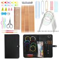 thumbnail image 4 of 100Pcs/22Pcs DIY 22 Sizes Crochet Hooks Needles Stitches Knitting Craft Case Crochet set Weaving Tools Sewing Tools, 4 of 7