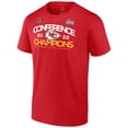 thumbnail image 2 of Men's Fanatics Red Kansas City Chiefs 2022 AFC Champions Shadow Cast Big & Tall T-Shirt, 2 of 4