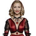 thumbnail image 1 of Halloween Gothic Necklace for Women, Way to Celebrate, 1 of 4