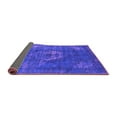 thumbnail image 2 of Ahgly Company Indoor Round Persian Purple Bohemian Area Rugs, 3' Round, 2 of 4