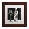 thumbnail image 2 of Trademark Fine Art "Vin Elegant I" Canvas Art by Color Bakery White Matte, Wood Frame, 2 of 4