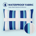 thumbnail image 4 of Outdoor Waterproof Adjustable Headrest Pillow with Secure Strap, 11x15.7in (28x40cm) Lumbar Support Cushion for Beach Chair, Pool Lounger & Patio Recliner Comfort Accessory, 4 of 6