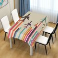thumbnail image 3 of Yayeee Tablecloths for Rectangular Tables 54 x 72 inch Party Table Cover, Flying Planes, 3 of 6