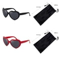 thumbnail image 1 of Piezas Gafas de Difracción con Efecto de Corazón, Gafas de Efectos Especiales de Corazón de Melocotón, Gafas de Sol Divertidas de Corazón 3D para Fiestas de Disfraces, Raves, Fiestas al Aire Libre,, 1 of 1