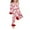 B Red, variant on Kids Pajamas Girls Bow Print Long Sleeve Pajama Button Down Top and Long Pants Two Piece Sleepwear Soft for Toddlers Pink 10 Years-11 Years