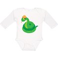 thumbnail image 3 of Inktastic Cute Snake Boys or Girls Long Sleeve Baby Bodysuit, 3 of 5