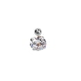 thumbnail image 1 of Pendientes de acero inoxidable de 4 puntas para mujer y hombre, aretes de circonita para oreja, Tragus, cartílago estándar, joyería de lóbulo para Piercing Daith, 1 pieza, 1 of 4