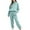 ZA-Mint Green, variant on Frostluinai Sweatsuits Women 2 Piece Outfit Long Sleeve Oversized Hoodies Elastic Waist Sweatpants Solid Lounge Tracksuits with Pocket Gifts