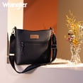 thumbnail image 6 of Wrangler Crossbody Bags for Women Lightweight Handbags and Purses Travel Shoulder Purse, Black, 6 of 7