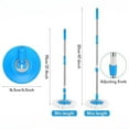 thumbnail image 4 of Mop Stick Replacement, 360 Degrees Rotating Telescopic Mop Handle, Robust Reinforced Plastic Disc for Mop Buckets, Professional Grade Replacement Part for Household Floor Cleaning Systems, by UKHCCC, 4 of 7