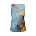 thumbnail image 5 of Lsque Woman Under Blossoming Tree Printed Workout Tank Tops for Women, Athletic Sports Tank Tops, Compression Sleeveless Dry Fit Shirts,Sleeveless Yoga Shirt-X-Large, 5 of 9