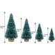 thumbnail image 3 of 20 piezas de árbol de Navidad en miniatura, mini sisal, nieve, escarcha,árboles de plástico, decoración de mesa, decoración de habitación, mini árbol de Navidad artificial, 3 of 5