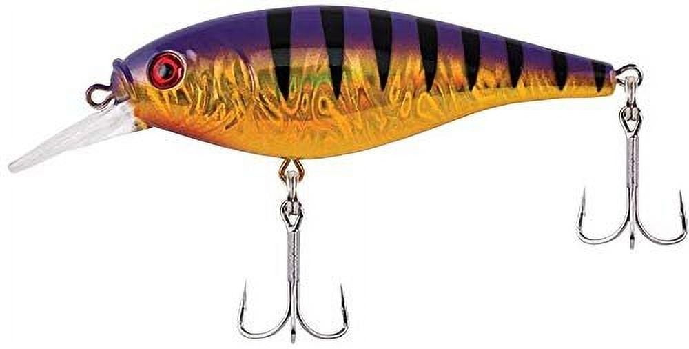 Berkley Flicker Shad Shallow Fishing Lure, Slick Purple Bengal, 1/6 oz
