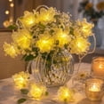 thumbnail image 6 of LED Fairy String Lights with Jasmine Flowers - Battery Operated Waterproof Decor for Weddings, Parties, Gardens, and Home - Romantic Warm Lighting for Indoor and Outdoor Use, 6 of 6