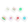 thumbnail image 1 of 7 Pcs Pinces Motif Fleur Clips Adorables Clips de Fichiers Ménagers Fournitures de Bureau, 1 of 8