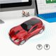 thumbnail image 2 of Ratón Óptico 3D Inalámbrico Usb 1200Dpi Del Modelo Del Coche De La Originalidad Para El Escritorio Del Ordenador Portátil (Rojo) Vogacara EL006308-00, 2 of 6