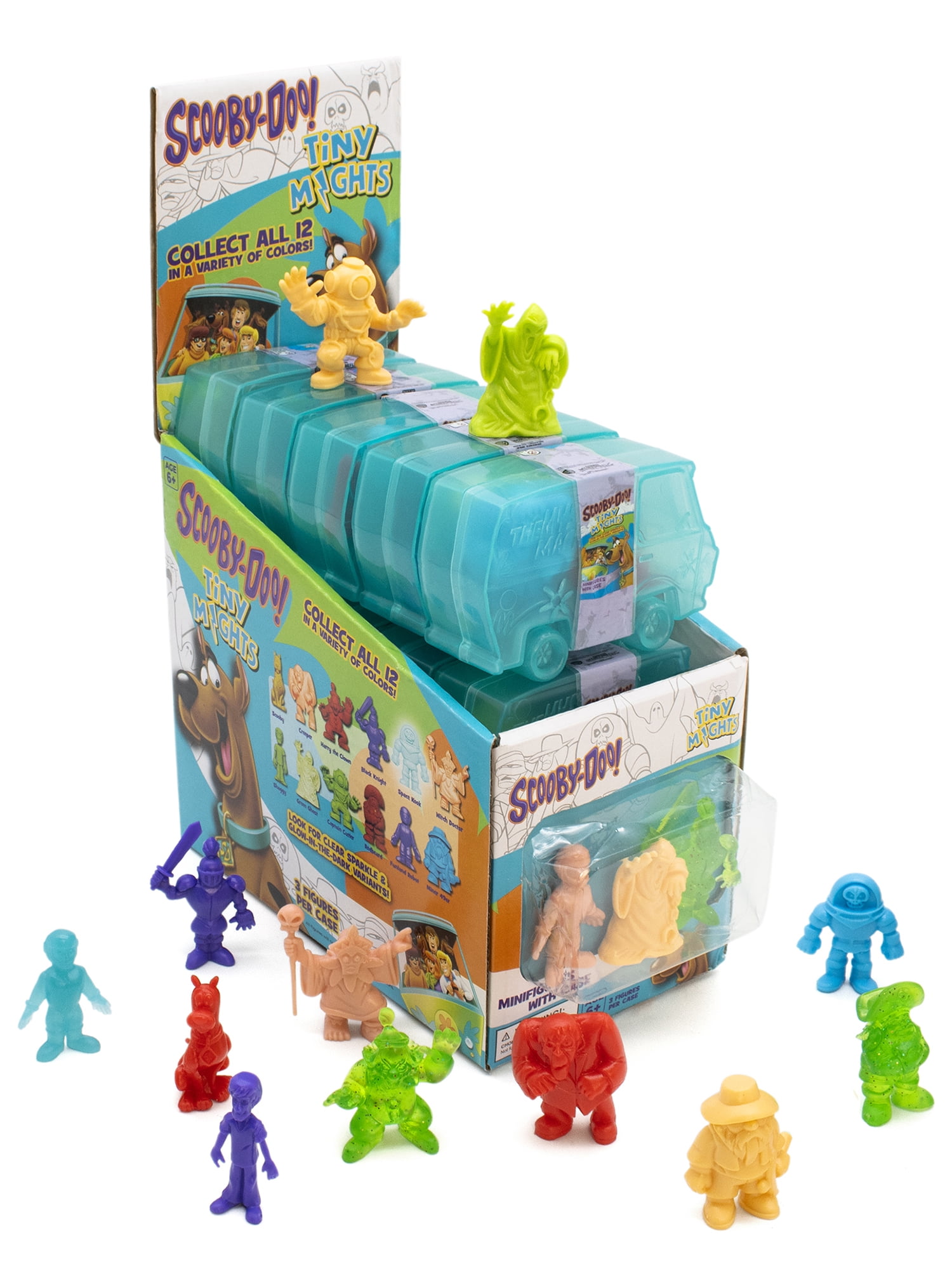Warner Bros. Scooby Doo Tiny Mights Collectible Rubber Figures in