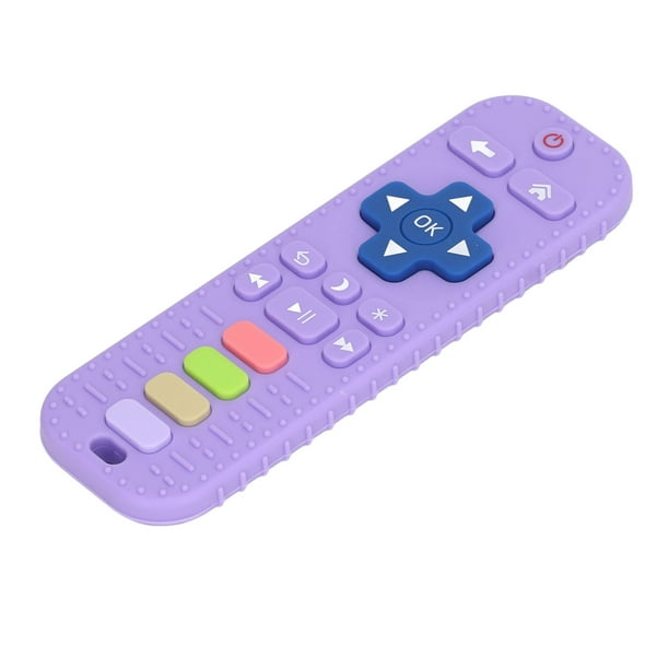 Juguete para la dentición de silicona, juguete para la dentición de silicona, juguete para la dentición con forma de control remoto seguro, juguete para la dentición del bebé, elegante y moderno