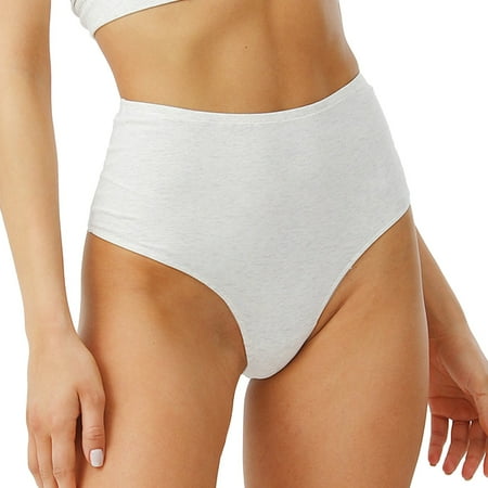 GHSOHS Womens Underwear Thongs Lace Thongs for Women Thong Women s Pure Cotton Underwear Large Size High Waist Thong Breathable High Elastic High Slit Crotch Briefs Underpants White Panty Open C S
